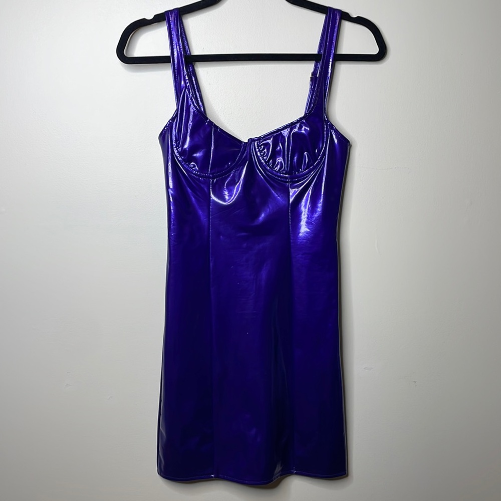 Women’s purple mini dress